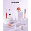 VIDIVICI Millennial Lip Oil #02 Illumination - Non-Sticky Dewy Gloss for Moisturized & Voluminous Lips - Illuminating Transparent Lavender-Blue Glitter Lip Makeup, 0.12 fl.oz.