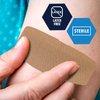 MED PRIDE Sterile Fabric Adhesive Bandages [50 Count]- First Aid Bandages Coated with Hypoallergenic Adhesive & Non-Stick Pad- Latex-Rubber Free Wound Care Bandages- Individual Wrapped- 2” x 4.5''