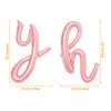 Birthday Party Balloons Yee Haw Balloons Rose Gold Yee Haw Banner for Western Cowgirl Birthday Decorations