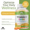 Natvites Vitamin C Gummies for Kids, Orange Flavored, Immune Support Supplement, Non-GMO, Gluten-Free, Vegan, Nut-Free, and Dairy-Free, 120 Count (Pack of 1)