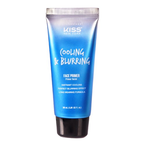 KISS NEW YORK Professional Face Primer Cooling & Blurring, Instant Cooling, Long-Lasting All-Day Makeup, Pore Cover without Clogging, Skin Soothing, Retain Moisture, Made in Korea