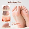 PUREDERM Exfoliating Foot Mask (3 Pack) – Regular Size Exfoliating Foot Masks for Cracked Feet, Dry Skin, Callused Feet