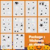 Luminous Halloween Temporary Tattoos for Kids，Halloween Party Favors-10 Sheet Glow Halloween Spider Web Tattoos for Boys and Girls,Halloween Decorations,Games Gift Prizes for Kids,Goodie Bag Fillers