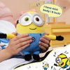 MINISO 8" Minions Stuffed Animals Plush Toys (Bob), Cute Sleeping Bedding Stuffed Animals Kawaii Plushies Pillow for Kids Toddler Toys Boys Girls