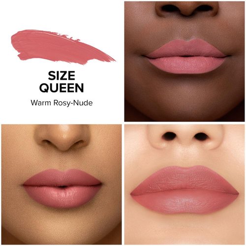 Too Faced Lip Injection Power Plumping Cream Longwear Liquid Lipstick | Hydrating, Matte + Long Lasting, 0.1 Fl Oz, Size Queen