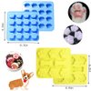 7 Pack Dog Treat Molds, Puppy Dog Paw and Bone Molds, Non-stick Dog Ice Molds Trays , Reusable Baking Molds for Chocolate, Candy, Cupcake, Biscuits- perfect Dog Cookie Molds for Puppy lovers