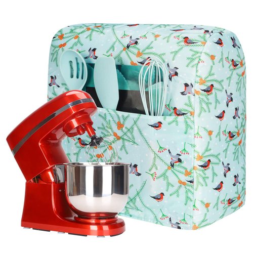 Kitchen Aid Mixer Cover Compatible with 6-8 Quarts Kitchen Aid/Hamilton Stand Mixer/Tilt Head & Bowl Lift Model,Bird Print Mixer Cover Pioneer Woman Kitchen Accessories,Kitchen Aid Mixer Accessories