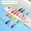 Snap Mini Hair Clips, 100PCS Premium Kids Barrettes Metal Non Slip Hair Bow Clips for Girls Toddlers Hair Accessories (2Inches 20Colors）