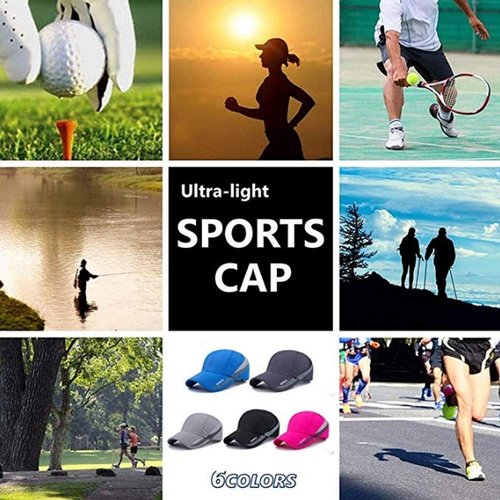 Clape Outdoor Sports Hat Running UV Protection Performance Baseball Cap Ultra Thin Lightweight Waterproof Quick Dry Mesh Hat