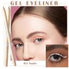 GHFCZOO 2pcs Sharpenable Gel Eyeliner Pencil, Waterproof Smudge-Proof Long Lasting Eye Liner Pen, Smooth Multi-Use Eye Makeup (03 Nude, 2pcs)