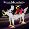 lavekywasa Car Toy transformable Unicorn, Sports car Collision Magic Unicorn, Children's transformable car Robot Suitable for Boys and Girls