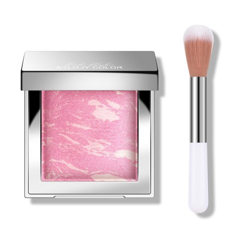 KYDA Baked Powder Blush, Lightweight Hybrid Matte Blushes, Lighting Finishing Powder, Multidimensional Color, Seamless Soft Focus Powder Blush, Hydrating, #LUMINOUS FLUSH