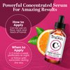 TruSkin Vitamin C Super Serum with Niacinamide, Retinol, Hyaluronic & Salicylic Acid (BHA) - All-in-One Anti Aging Facial Serum for Brightening, Firming, Dark Spots, Discoloration - 1 fl oz