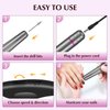 Nail Drills for Acrylic Nails Professional, Electric Nail File 11 in 1 Kit Nail Drill Machine, Portable Manicure Drill Set Efile for Acrylic Gel Nails Natural Nails, Beginners and Salon Supplies