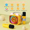 Mini Karaoke Machine for Kids, Portable Bluetooth Speaker with 2 Wireless Microphones, Toys Gift for Girls and Boys Birthday Party Gifts for Toddlers Teen 4, 5, 6, 7, 8, 9, 10+ Year Old