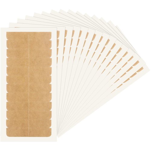 Blulu 360 Pieces Hair Extension Tape Tabs Double Sided Replacement Tape Adhesive Hair Extension Tapes for Hair Extensions Wigs Supplies (Nude)