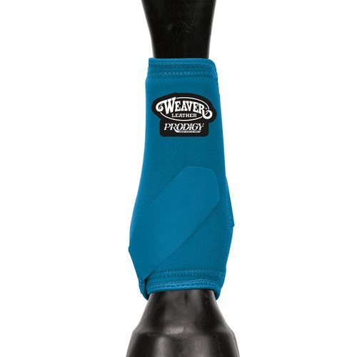 Weaver Leather 2-pack, Front Horse-boots, Turquoise, Medium US