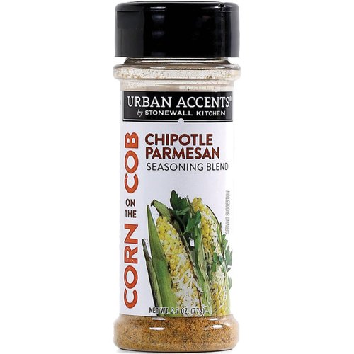 Urban Accents Corn on the Cob Vegetable Seasoning, Chile Lime and Chipotle Parmesan (2-pack)