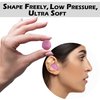 Water Gear Silicone Ear Plugs - Swimming Putty Ear Plugs - Soft Moldable Protection from Water and Shooting Noise (Pink)