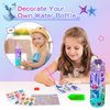 Cherry Tale Mermaid Gifts for Girls Age 4 5 6 7 8 9 10, Girls Mermaid Birthday Gifts Set with Light Up Star Pillow Diary Plush DIY Water Bottle Kits Christmas Presents Toys