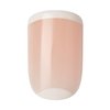 KISS Classy Press On Nails, Simple Enough', Nude, Short Size, Squoval Shape, Includes 28 Fake Nails, 2g Pink Gel Nail Glue, Manicure Stick, Mini file