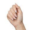 KISS imPRESS No Glue Press-On Nails, French, Fearless', Light Neutral + White Tip French, Medium Size, Almond Shape, Includes 30 Nails, Prep Pad, Instructions Sheet, 1 Manicure Stick, 1 Mini File