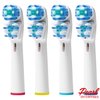 Replacement Brush Heads Compatible with Oral b Braun- 12 Electric Toothbrush Heads for Oralb- Double Clean, Floss & 3D PRO White Brushes- Fits The Kids Pro 1000 Sonic Floss, Dual, Cross, & More