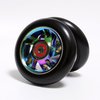 Z-FIRST 2Pcs 100 mm Pro Stunt Scooter Wheels with ABEC 9 Bearings for MGP/Razor/Lucky/Envy/Vokul Pro Scooters Replacement Wheels (Rainbow)