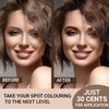 Mina ibrow Hair Color Burgundy|Natural Spot coloring Hair Tinting Powder, Water and Smudge Proof | No Ammonia, No Lead with 100% Gray Converge|Vegan and Cruelty free