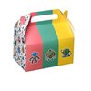 Hammont Paper Treat Boxes - (10 Pack) - Party Favors Treat Container Cookie Boxes Cute Designs Perfect for Parties and Celebrations 6.25" x 3.75" x 3.5" (Robots)