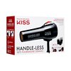 KISS Handle-Less 1875W Ceramic Tourmaline Hair Dryer, Effortless Styling Precision Blow Dryer, Cool Touch Nozzle, Triple-Layer Heat Insulation, Heat Resistant Cap, 3 Styling Attachments, Up to 450°F