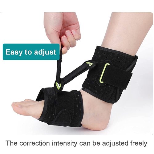 Furlove Kids AFO Drop Foot Brace for Children Improve Foot Walking Gait, Effective Relieve Pain for Achilles Tendon Cerebral Palsy, Motor Nerve Damage (5-15 Years Old)