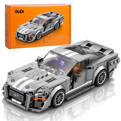ESOLOM Speed Champion Race Car Building Set for Boys Age 8-13，Technic Car Building Kit for Adults，MOC Sports Car Set Racing Vehicle Toy for Kids，STEM Building Toy Gifts for Children