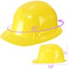 Covzoe 24 Pack Construction Hats Toy, Soft Plastic Kids Party Hat, Funny Party Dress Up Caps, Blue Yellow Building Hats Theme Favor Biodegradable Caps for Birthday Party Decor Supplies