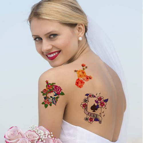 MECOLOUR Printable Temporary Tattoo Paper for LASER Printer,8.5"X11" 30 Sheets, DIY Image Transfer Decal Paper for Skin