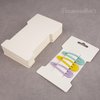 Framendino, 100 Pack Hair Clip Display Cards Rectangular Hair Bow Holder Cards, White Cardboard Barrettes Jewelry Display Holder for Hair Accessories Display Organizing