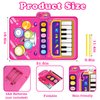 Toys for 1 Year Old Girl Gifts: Baby Piano Mat Toddler Toys Age 1-2 - 2 in 1 Piano Drum Babies Music Mat - Infant Musical Toy 12-18 Months Babies Birthday Easter Gifts for 1 2 3 Year Old Boys Girls