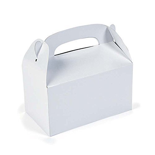 DISCOUNT PARTY AND NOVELTY 2 Dozen (24) White Treat Boxes TM