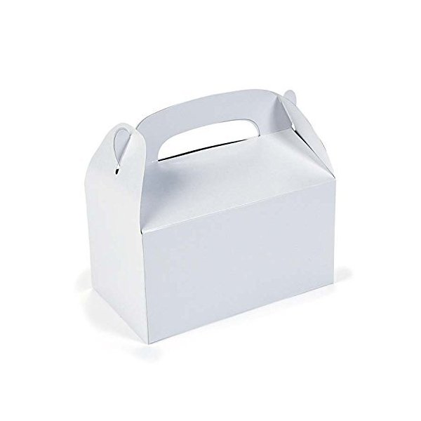 DISCOUNT PARTY AND NOVELTY 2 Dozen (24) White Treat Boxes TM
