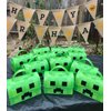 Jayd products, Mining Party Favor Box, (12 Pack) Miner Pixel Video Game Birthday Party Supplies