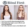 Perfect Blond Hair Bleach Toner Lightener Dye Lightening Kit 120 ml 40 Vol Developer & Brush Gloves - Made in Italy by Blond Forte (Blue Powder)