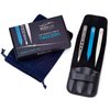 Bodyline Basics Tweezer Set for Eyebrows Chin Hair Splinters and Ingrown Hairs - Precision Tweezers for Facial Hair Removal