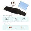 DOORES Human Hair Wire Hair Extensions Dark Brown to Chestnut Brown 16 Inch 95g Wire Hair Extensions Straight Invisible Hairpiece with Transparent Line