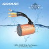 GoolRC Brushless Motor Upgrade Waterproof 3650 4300KV Brushless Motor with 60A ESC Combo Set for 1/10 RC Car Truck