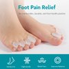 KIYOKI Toe Spacers Toe Separators for Women Men to Correct Bunion, Bunion Corrector, Hammer Toe Straighteners, Relief Restore Feet
