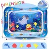 Infinno Tummy Time Mat Sensory Water Mat for Babies, Baby Toys for 3 6 9 12 Months Boys and Girls, Great Gift Idea of Baby Stuffs
