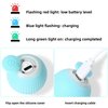 Interactive Cat Toy Ball，USB Rechargeable Automatic Cat Toy，Cat Balls Automatic Moving Rolling Cat Toys for Indoor Cat Kitten，Smart Ball Cat Toy Gift for Your Kitty (Blue)