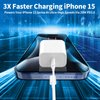 IIOZO iPhone 16 Pro Max Charger Fast Charging, 2 Pack 20W Type C Fast Charger Block with 2 Pack 6FT USB C to C Cable Compatible for iPhone 16/16 Plus/16 Pro/16 Pro Max/15/15 Plus/15 Pro Max/15 Pro Max