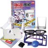 Fingerprint Kit for Kids Ages 8-12, FunKidz Detective Spy Gear Pretend Play STEM Science Kit Project with Crime Scene Investigations Educational Class Tools for Boys Girls