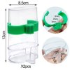 2 Pcs Automatic Bird Water Dispenser, Parrot Bird Water Feeder, Bottles Bird Drinker Seed Food Container, Parakeet Cage Accessories for Parakeet Budgies Cockatiel Lovebird Small Birds Canary Finch